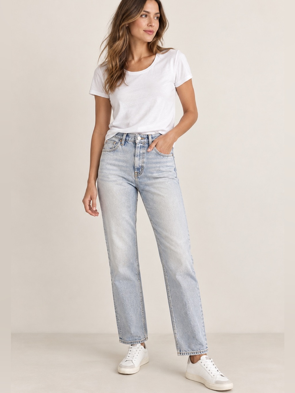 J.Crew NWT Classic Straight Light Wash Jeans BF770 Size 27